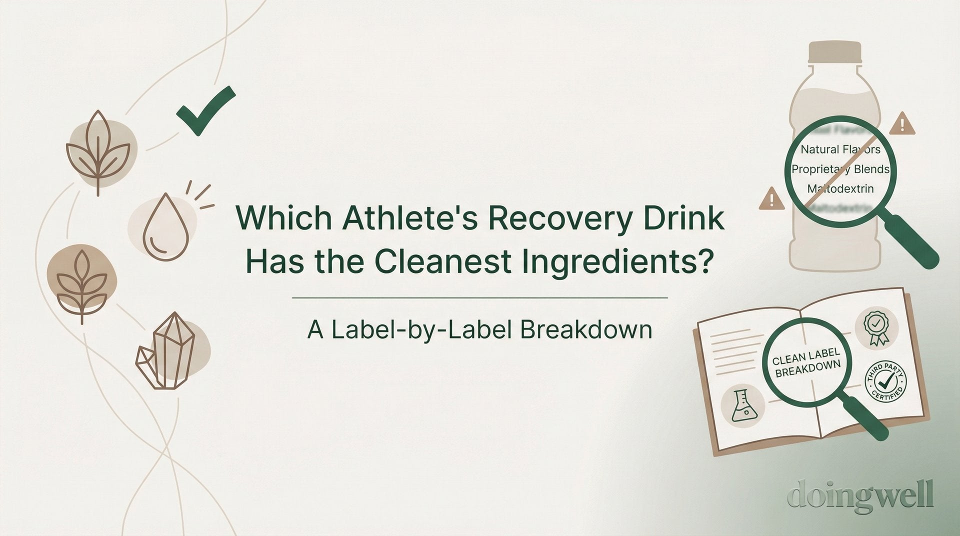 Which Athlete's Recovery Drink Has the Cleanest Ingredients? A Label-by-Label Breakdown