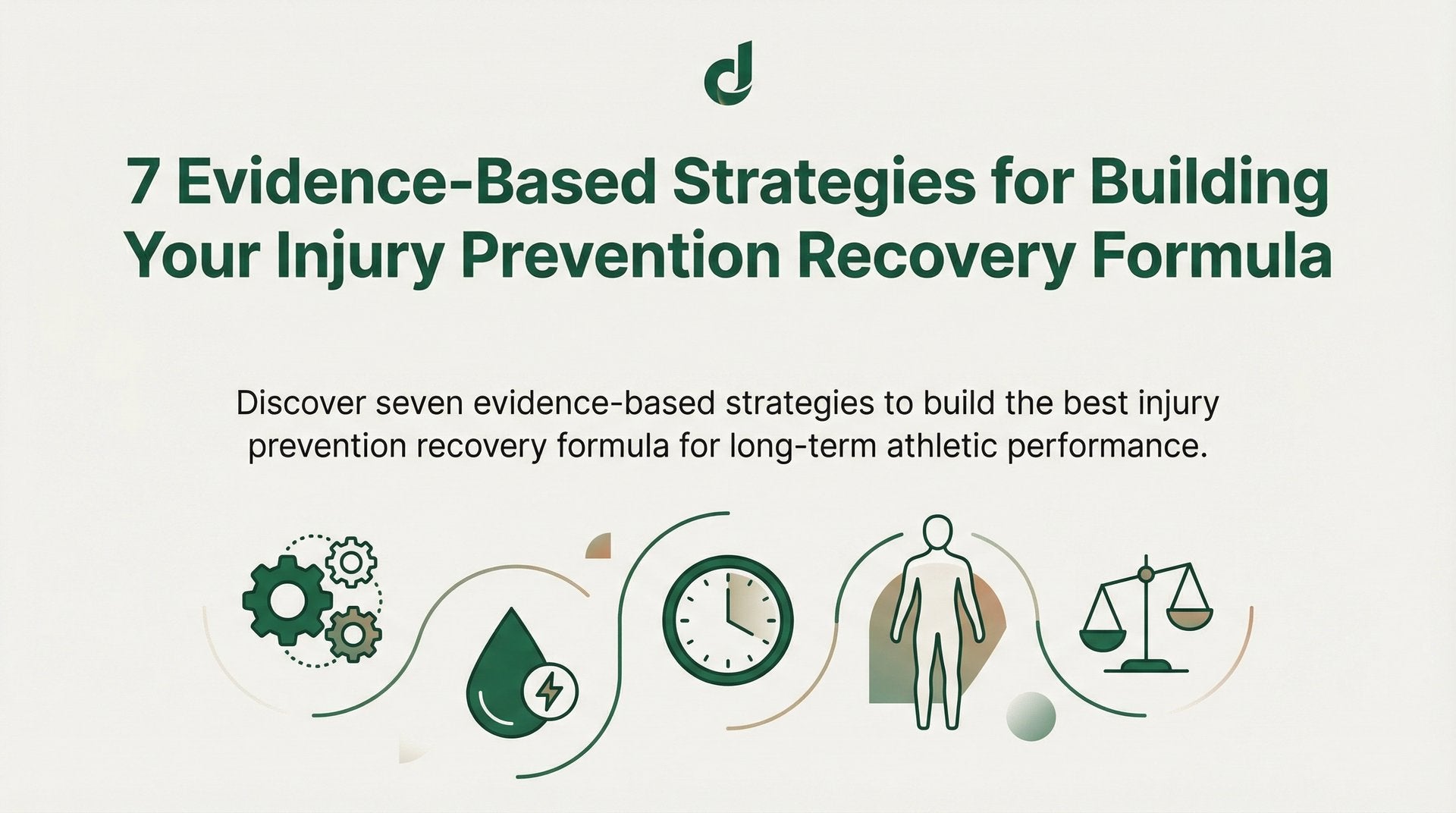 Cover graphic for evidence-based strategies on building an injury prevention recovery formula