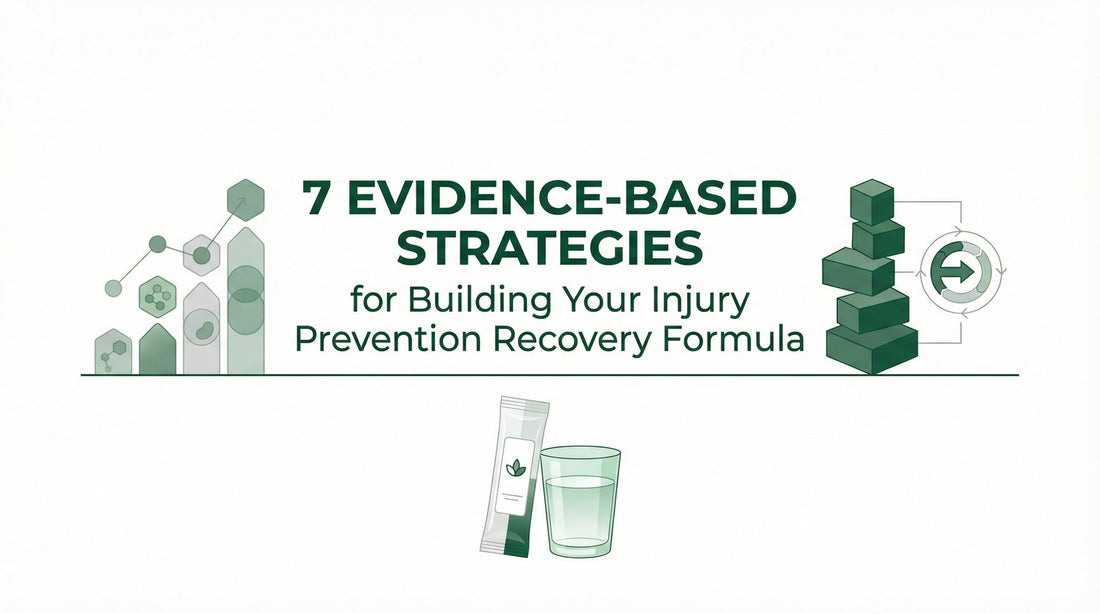 Cover graphic for evidence-based strategies on building an injury prevention recovery formula