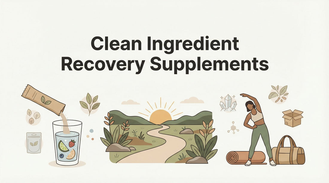 Cover graphic for a 2026 roundup of the best clean-ingredient recovery supplements for athletes