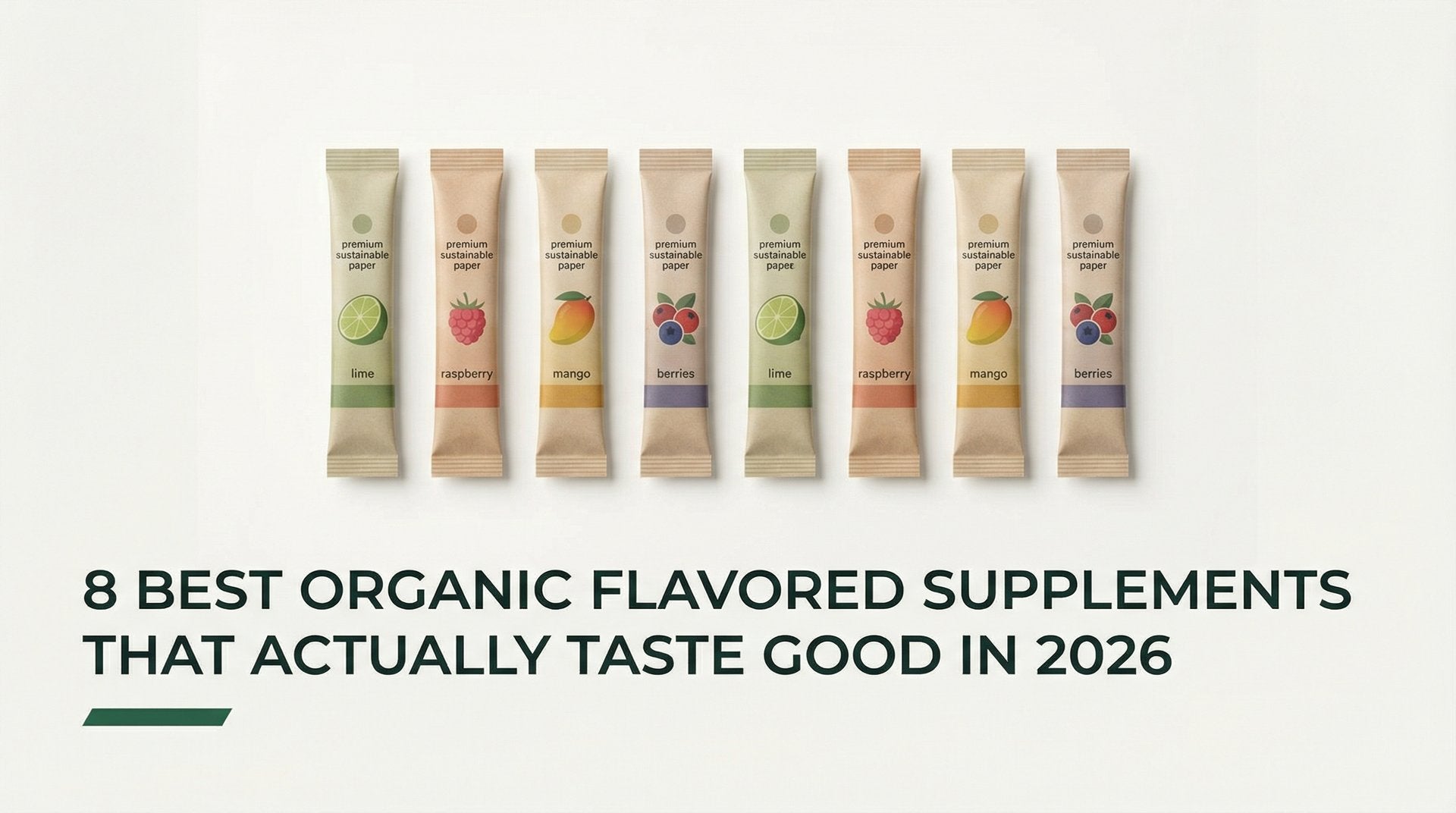 8 Best Organic Flavored Supplements That Actually Taste Good in 2026