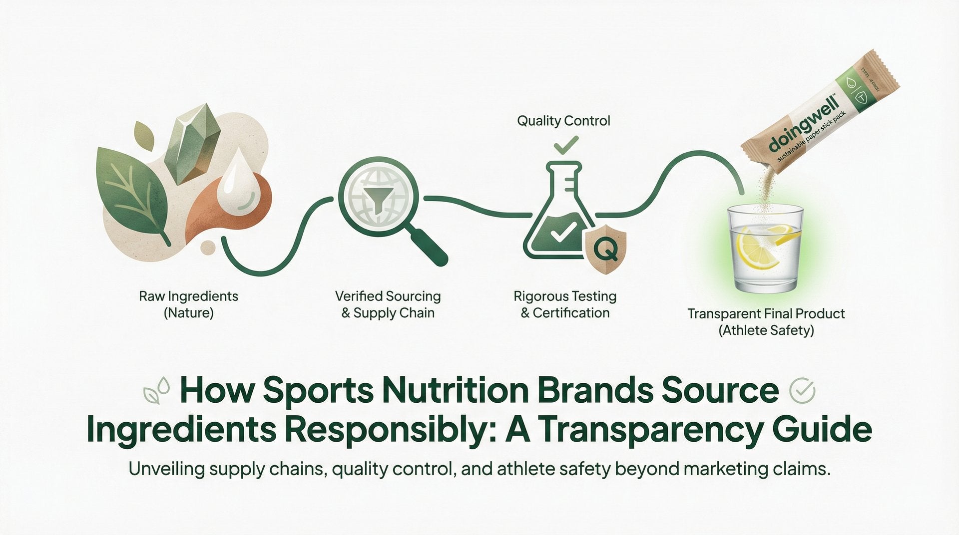 How Sports Nutrition Brands Source Ingredients Responsibly: A Transparency Guide