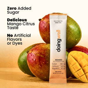 Mango Daily Hydration Electrolyte Drink Mix | 15 Sticks (PRESALE)